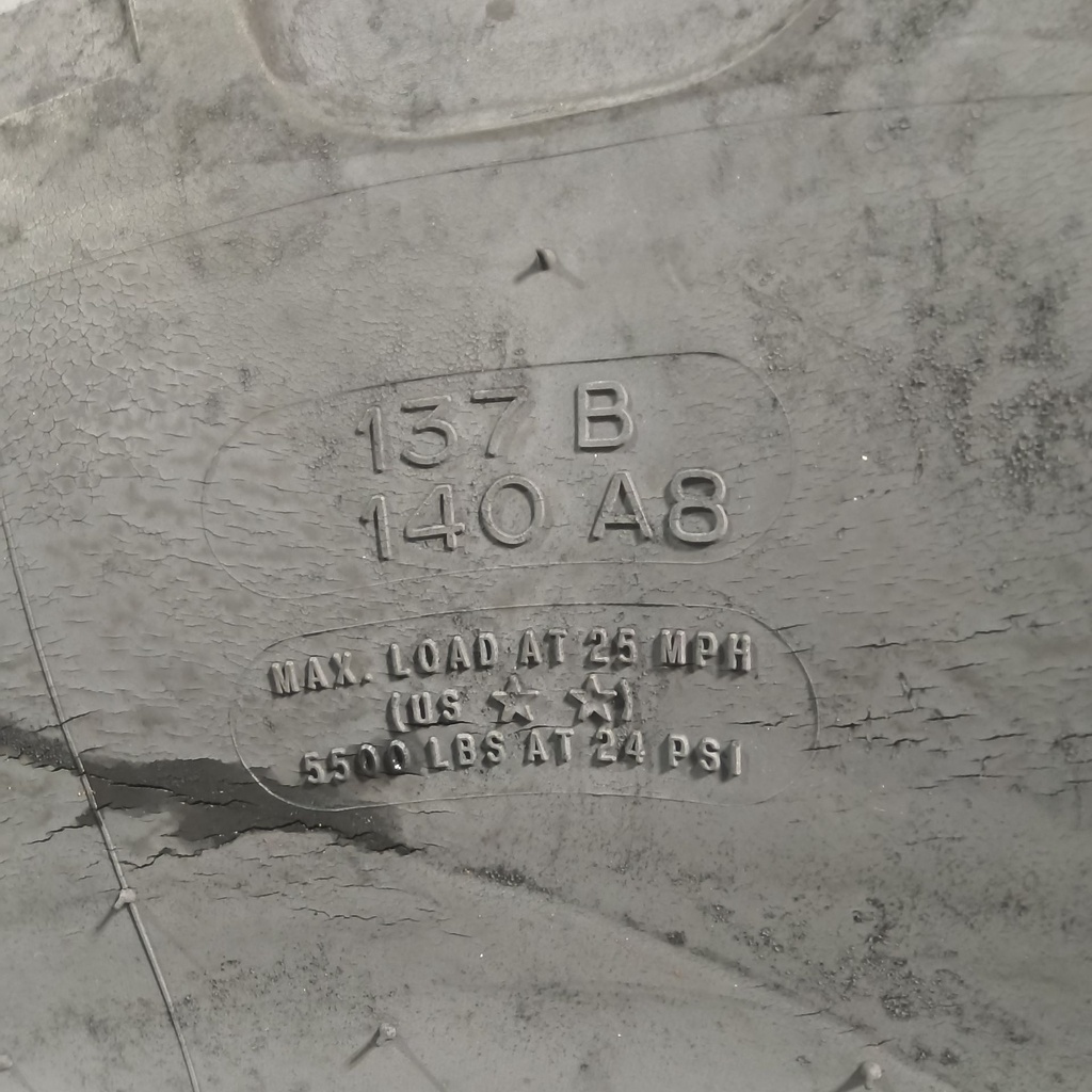 480/70R28 Kleber Super 8L R-1 137B 90%