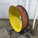 12"W x 46"D, John Deere Yellow 10-Hole Formed Plate , -11.25" Offset