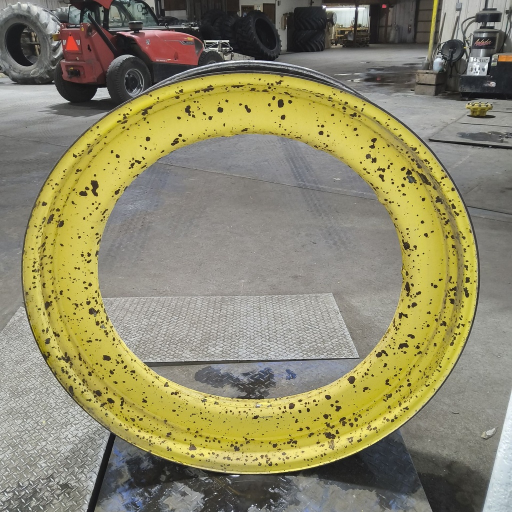 12"W x 46-38"D, John Deere Yellow Single Bevel Step-Up Rim