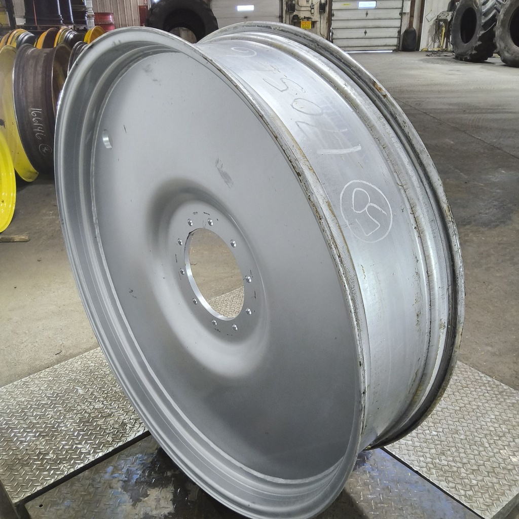 13"W x 50"D, Case IH Silver Mist 10-Hole Spun Disc , -6.5" Offset