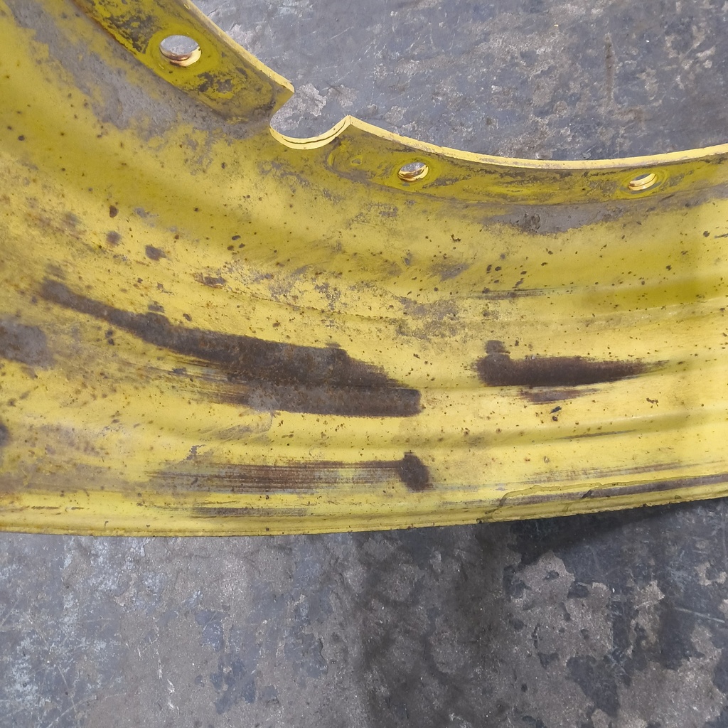 13"W x 46"D, John Deere Yellow 12-Hole Stub Disc , -3.12" Offset