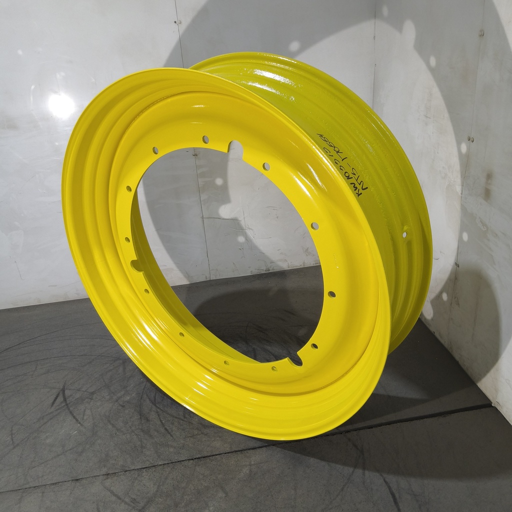 13"W x 46"D, John Deere Yellow 12-Hole Stub Disc , 6.75" Offset