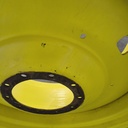 18"W x 42"D, John Deere Yellow 10-Hole Formed Plate , -8.81" Offset