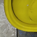 18"W x 42"D, John Deere Yellow 10-Hole Formed Plate , -8.81" Offset