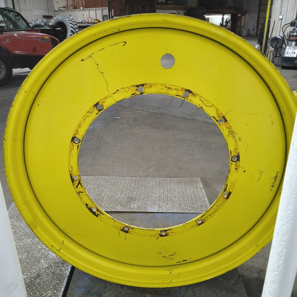 12"W x 54"D, John Deere Yellow 12-Hole Stub Disc , -3.25" Offset