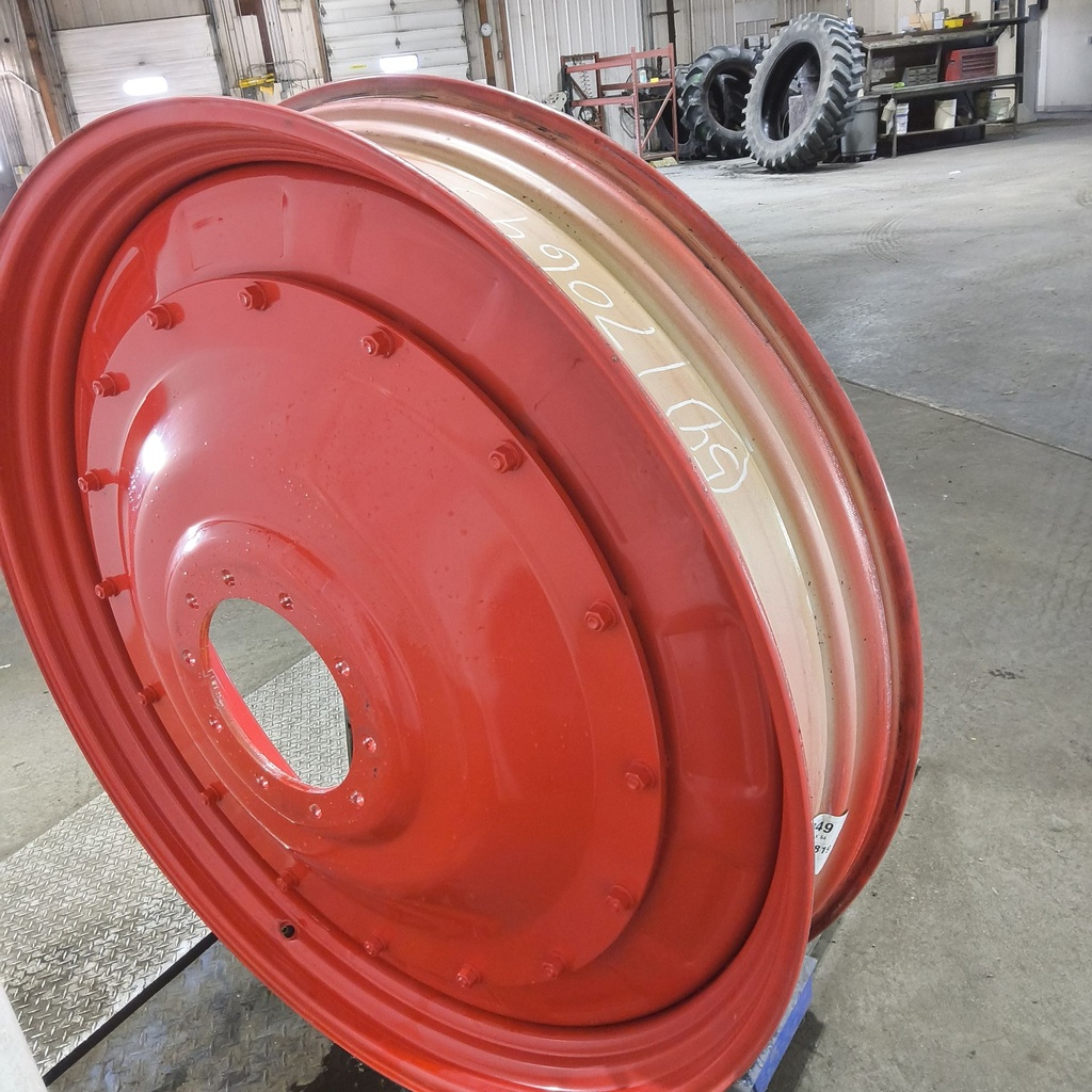 11"W x 54"D, Fendt/Agco Red 16-Hole Stub Disc , 2.38" Offset