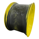 28"W x 46"D, John Deere Yellow 10-Hole Formed Plate , -14.38" Offset