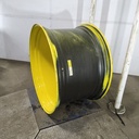 28"W x 46"D, John Deere Yellow 10-Hole Formed Plate , -14.38" Offset