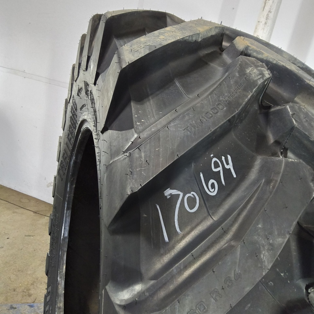 VF650/60R34 Trelleborg TM1000 Progressive Traction R-1W 168D 99%