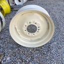 8.25"W x 22.5"D, Signal White 8-Hole Stamped Plate