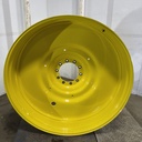 12"W x 54"D, John Deere Yellow 10-Hole Formed Plate , -9.25" Offset