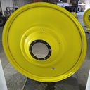 12"W x 54"D, John Deere Yellow 10-Hole Formed Plate , -9.25" Offset
