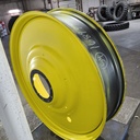 12"W x 54"D, John Deere Yellow 10-Hole Formed Plate , -9.25" Offset
