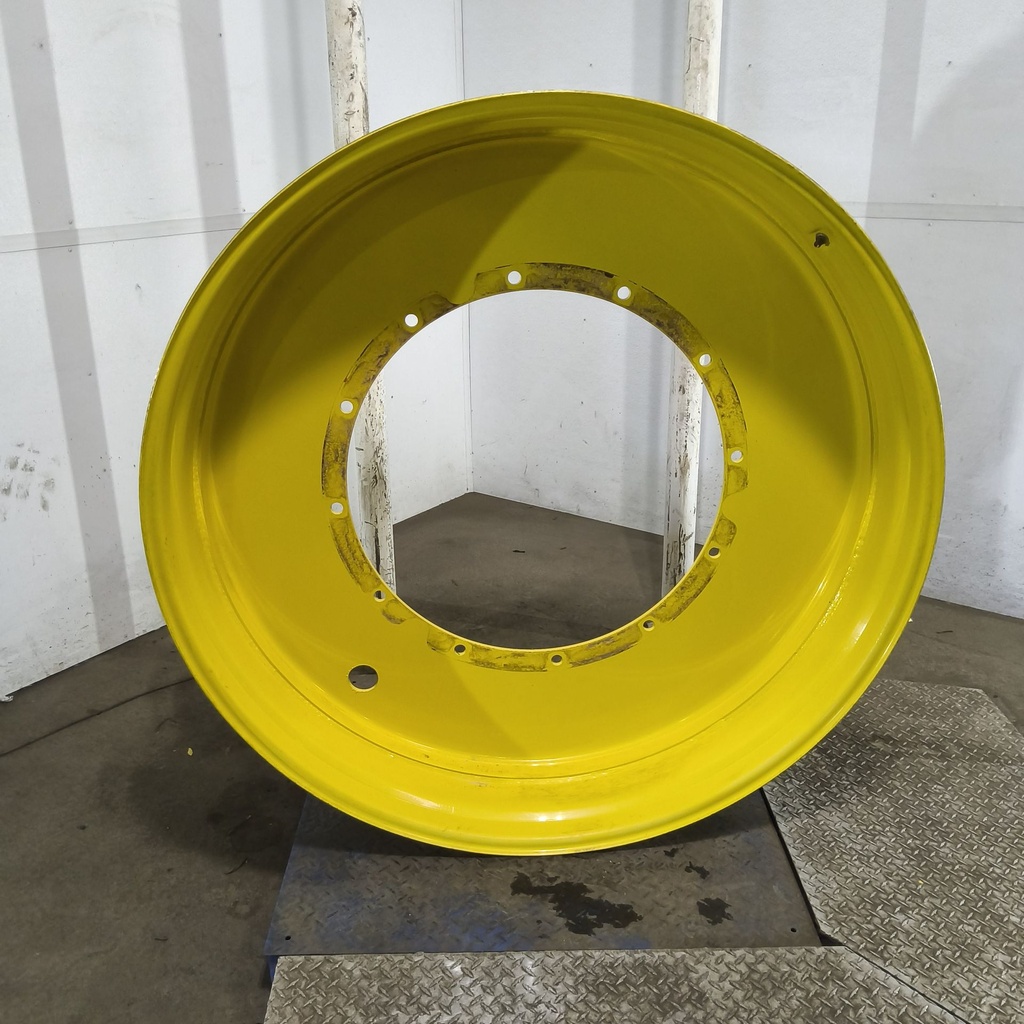 12"W x 54"D, John Deere Yellow 12-Hole Stub Disc , -3.25" Offset