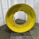 12"W x 54"D, John Deere Yellow 12-Hole Stub Disc , -3.25" Offset