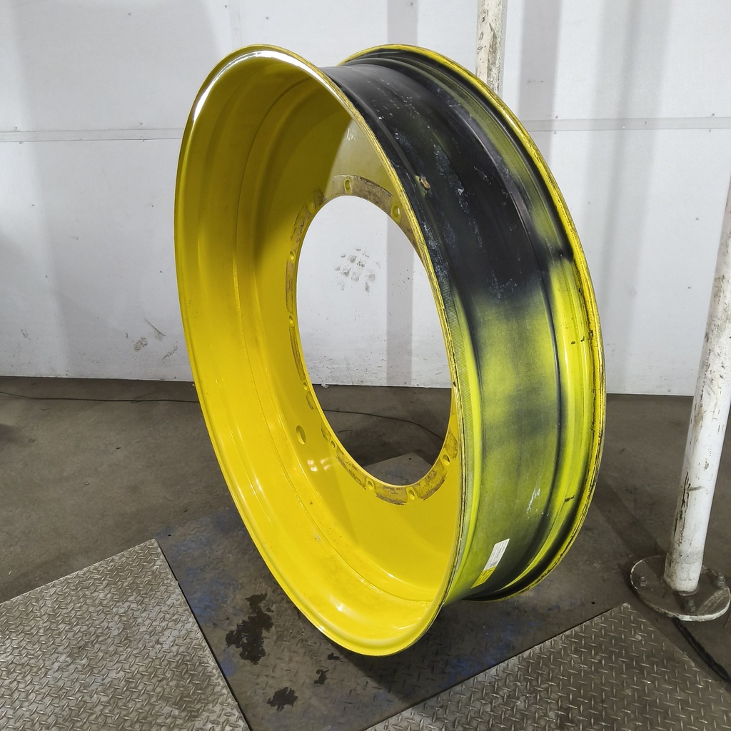 12"W x 54"D, John Deere Yellow 12-Hole Stub Disc , -3.25" Offset
