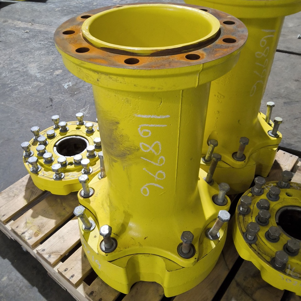 12 to 10-Hole 28"L FWD Spacer(2-PC OE Style), John Deere Yellow