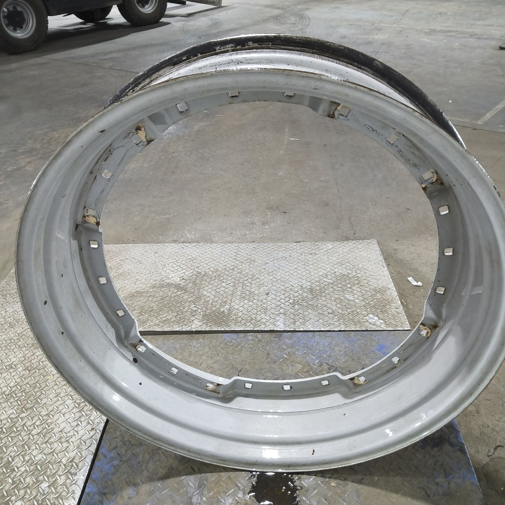 10"W x 38"D, Agco Corp Gray 12-Hole Waffle Wheel (Groups of 2 Bolts)