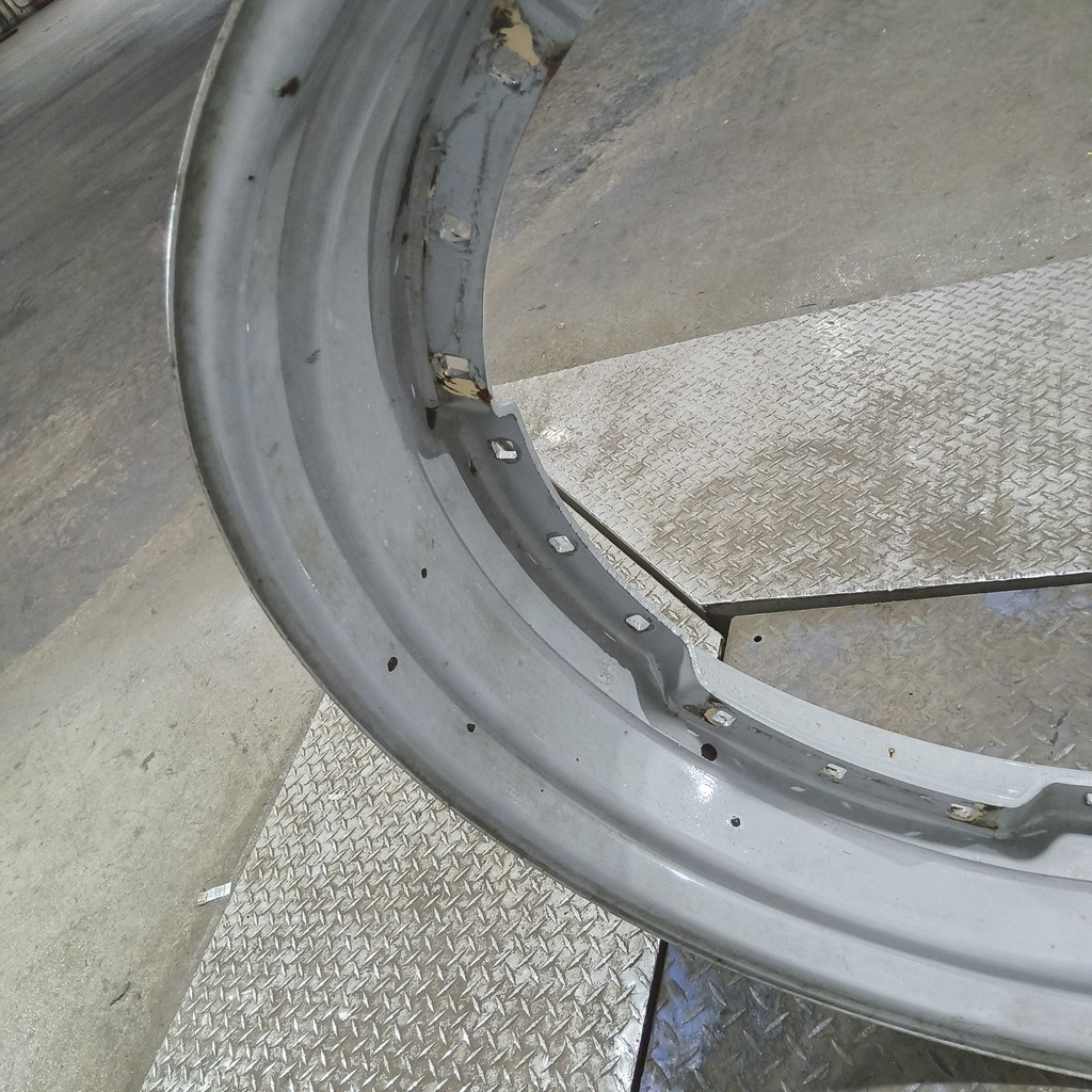 10"W x 38"D, Agco Corp Gray 12-Hole Waffle Wheel (Groups of 2 Bolts)