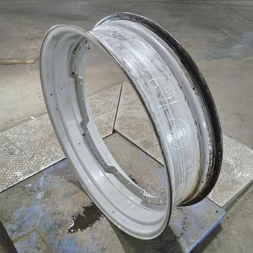 10"W x 38"D, Agco Corp Gray 12-Hole Waffle Wheel (Groups of 2 Bolts)