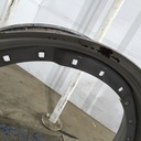 10"W x 38"D, Agco Corp Gray 12-Hole Waffle Wheel (Groups of 2 Bolts)