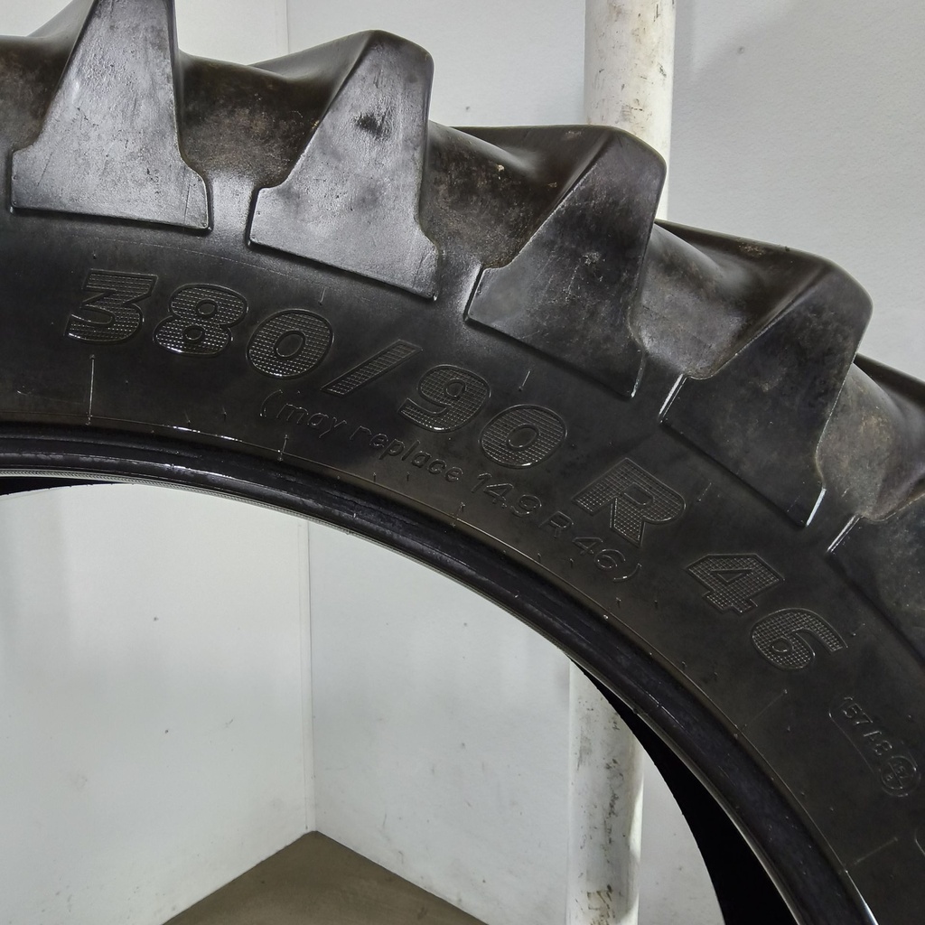 380/90R46 Michelin AgriBib Row Crop R-1W 157B 60%