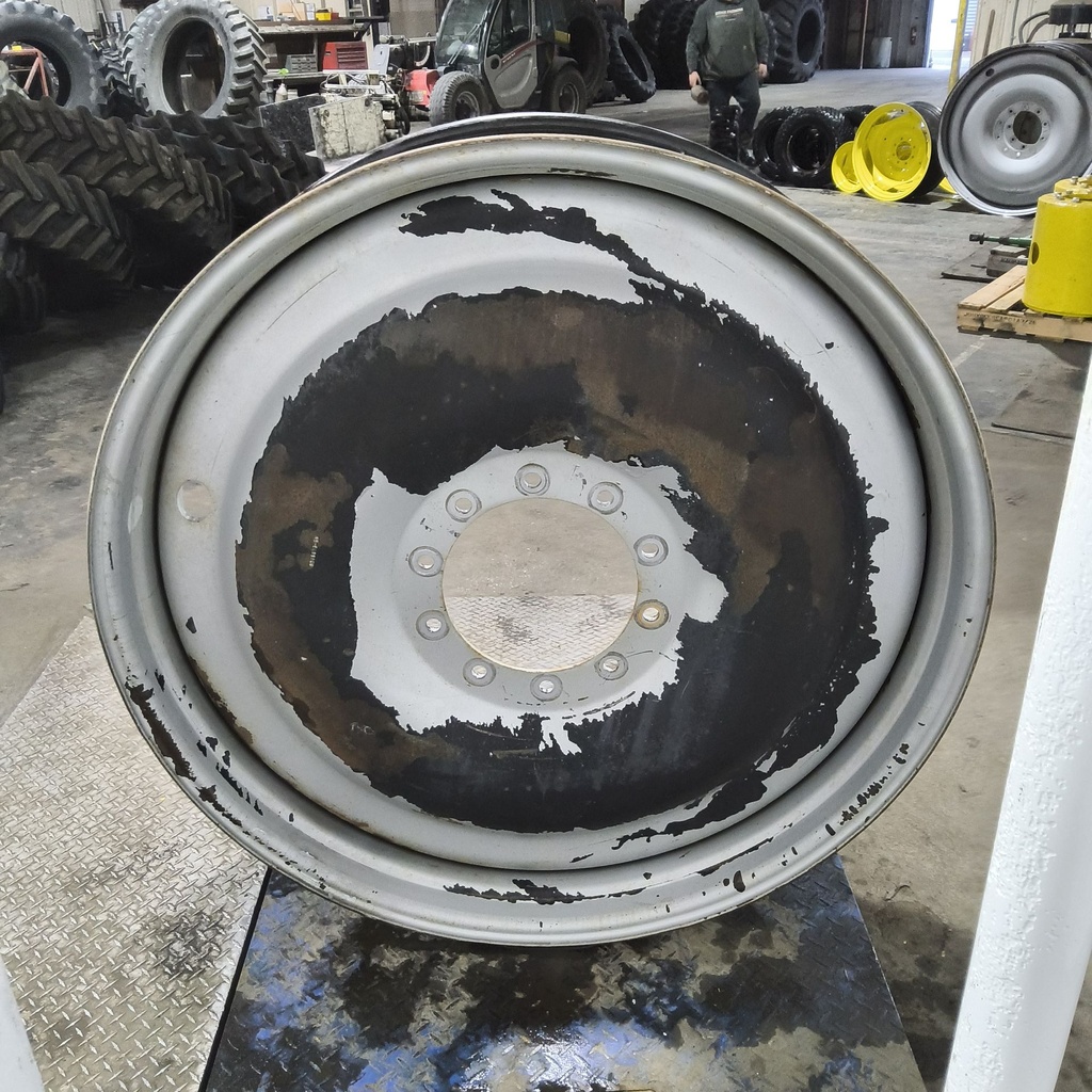 12"W x 46"D, Case IH Silver Mist 10-Hole Bubble Disc , -4" Offset