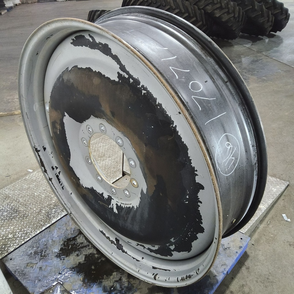 12"W x 46"D, Case IH Silver Mist 10-Hole Bubble Disc , -4" Offset