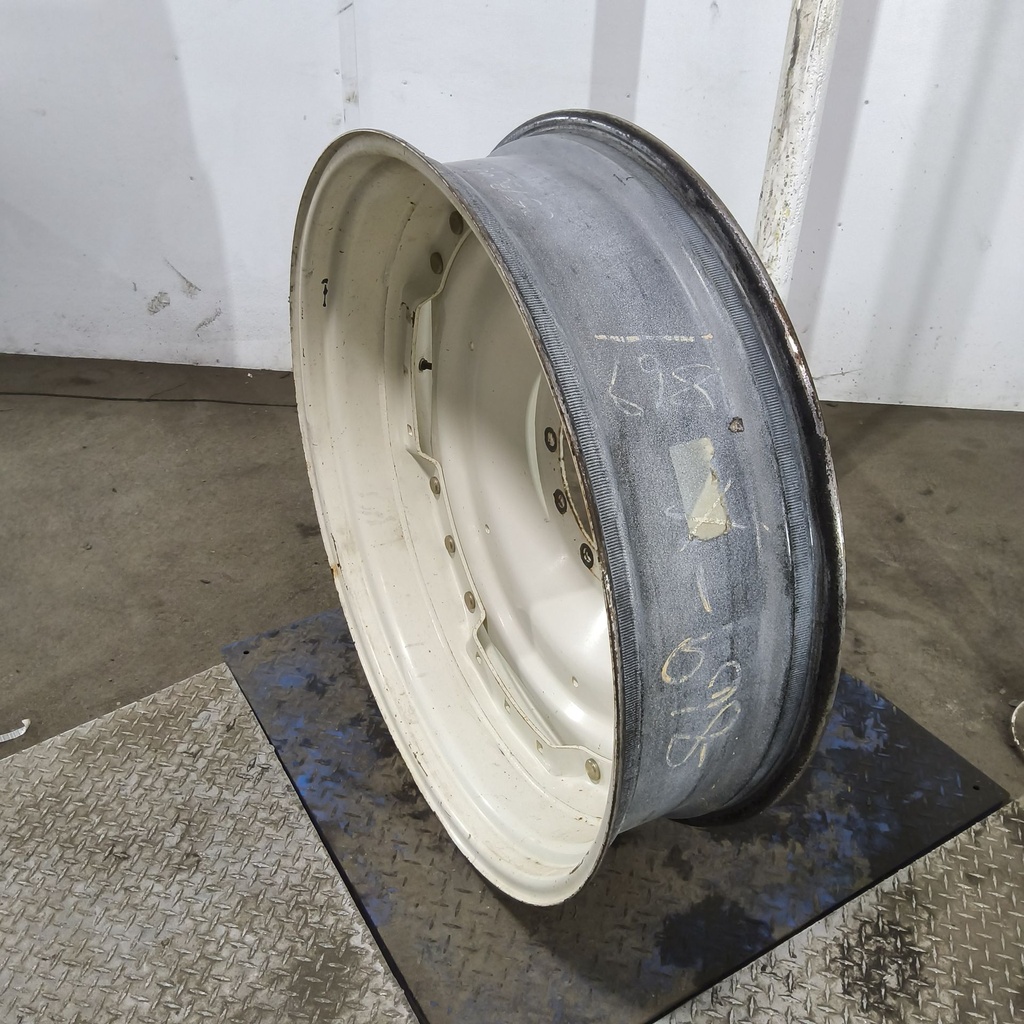 10"W x 38"D, Ford / New Holland White 12-Hole Waffle Wheel (Groups of 3 bolts)