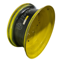 18"W x 42"D, John Deere Yellow 20-Hole Dolly Dual , -15.12" Offset