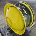 18"W x 42"D, John Deere Yellow 20-Hole Dolly Dual , -15.12" Offset