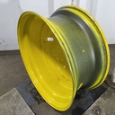 18"W x 42"D, John Deere Yellow 20-Hole Dolly Dual , -15.12" Offset