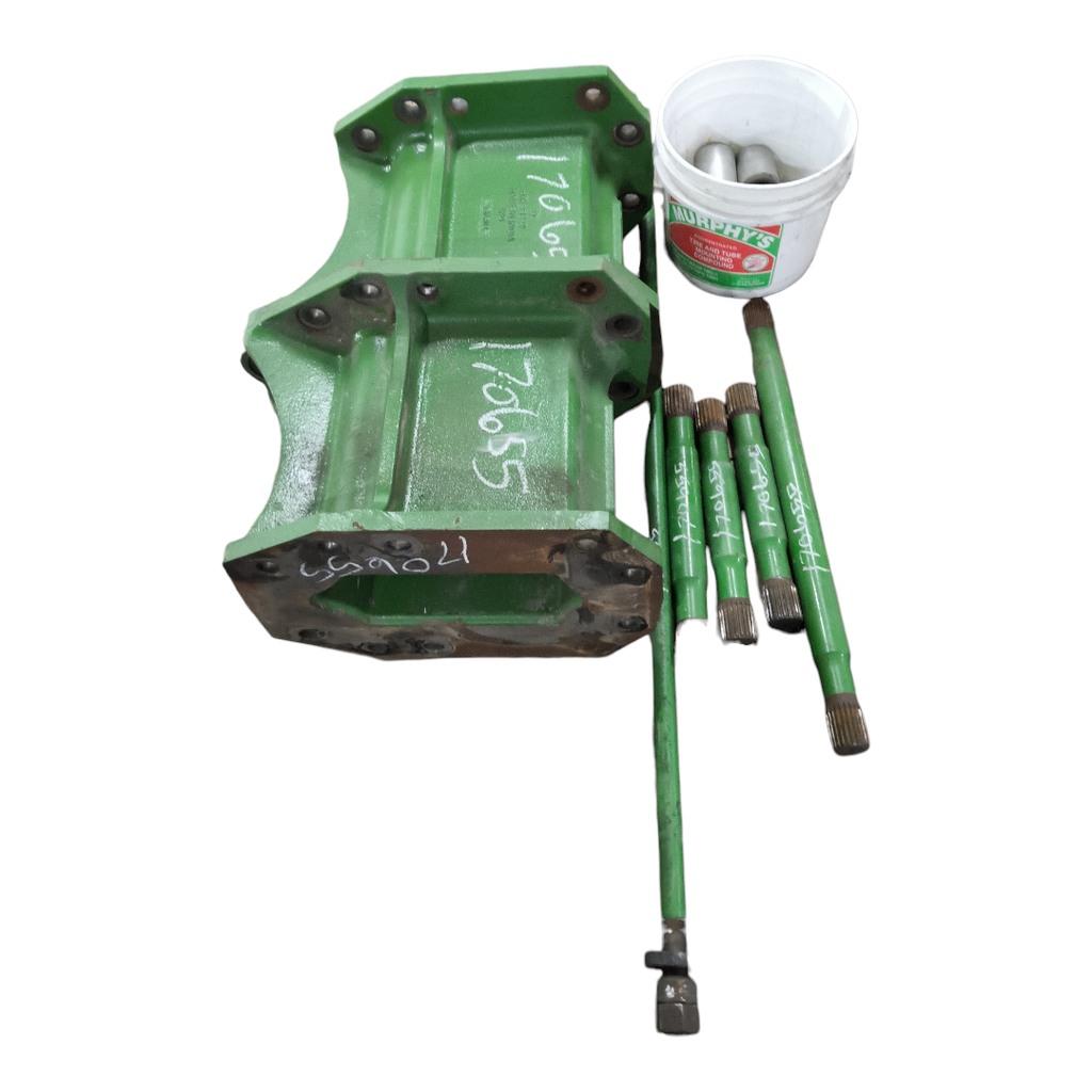 15.75"L Combine Frame Extension for Combine "S" Series ("D"22/22 spline drive shafts), John Deere, John Deere Green