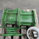 15.75"L Combine Frame Extension for Combine "S" Series ("D"22/22 spline drive shafts), John Deere, John Deere Green