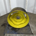 12"W x 28"D, John Deere Yellow 8-Hole Rim with Clamp/Loop Style (groups of 2 bolts)
