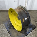 12"W x 28"D, John Deere Yellow 8-Hole Rim with Clamp/Loop Style (groups of 2 bolts)
