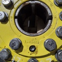 10-Hole Wedg-Lok OE Style, 4.72" (120.02mm) axle, John Deere Yellow