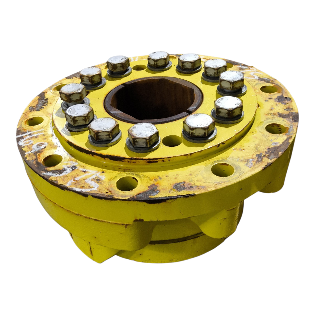 10-Hole Wedg-Lok HD Style, 4.72" (120.02mm) axle, John Deere Yellow