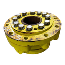 10-Hole Wedg-Lok HD Style, 4.72" (120.02mm) axle, John Deere Yellow