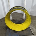 15"W x 34"D, John Deere Yellow 12-Hole Waffle Wheel (Groups of 3 bolts)