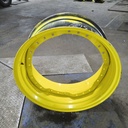 15"W x 34"D, John Deere Yellow 12-Hole Waffle Wheel (Groups of 3 bolts)