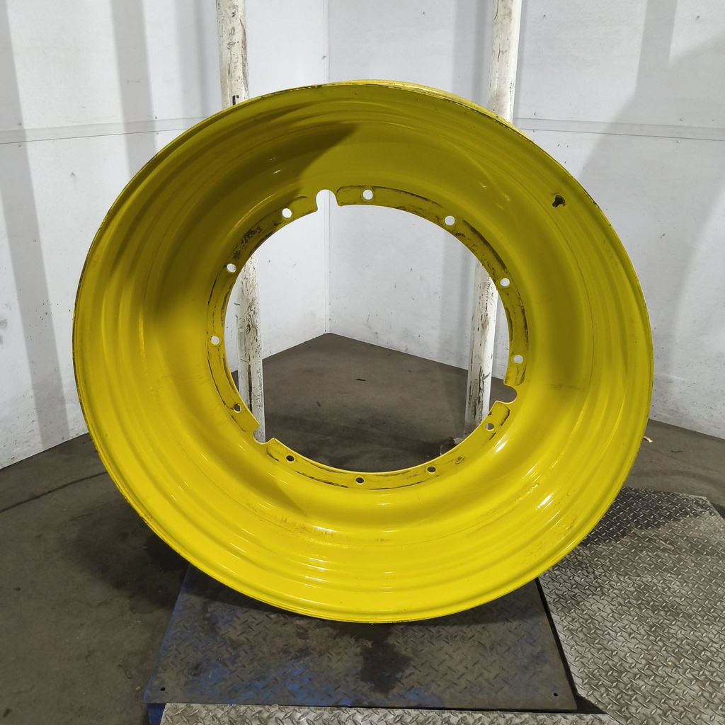 15"W x 50"D, John Deere Yellow 12-Hole Stub Disc , -3.25" Offset