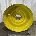 15"W x 50"D, John Deere Yellow 10-Hole Formed Plate , -6.88" Offset