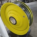 15"W x 50"D, John Deere Yellow 10-Hole Formed Plate , -6.88" Offset