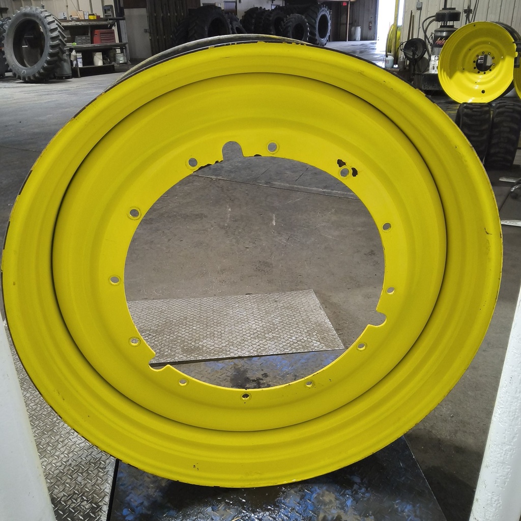 15"W x 50"D, John Deere Yellow 12-Hole Stub Disc , -3.25" Offset