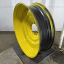 15"W x 50"D, John Deere Yellow 10-Hole Formed Plate , -6.88" Offset