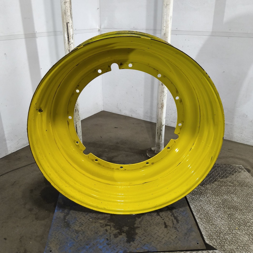 16"W x 46"D, John Deere Yellow 12-Hole Stub Disc , -3.25" Offset