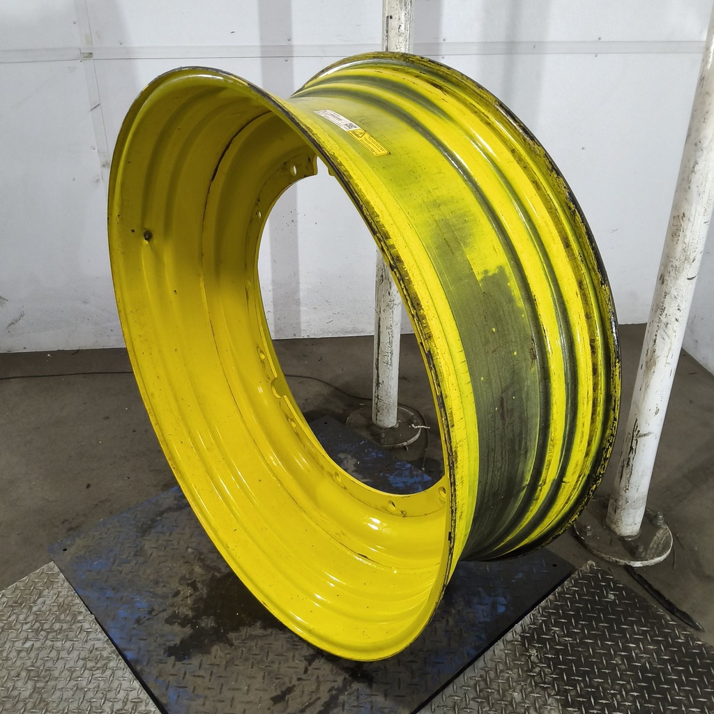 16"W x 46"D, John Deere Yellow 12-Hole Stub Disc , -3.25" Offset