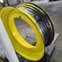 16"W x 46"D, John Deere Yellow 12-Hole Stub Disc , -3.25" Offset