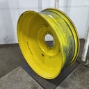 16"W x 46"D, John Deere Yellow 10-Hole Formed Plate , -6.88" Offset